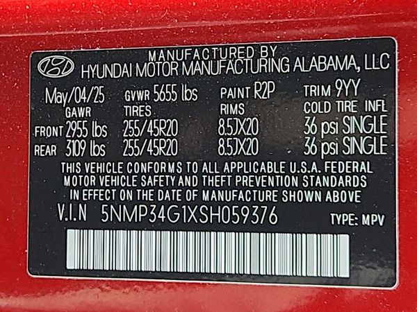 2025 HYUNDAI SANTA FE