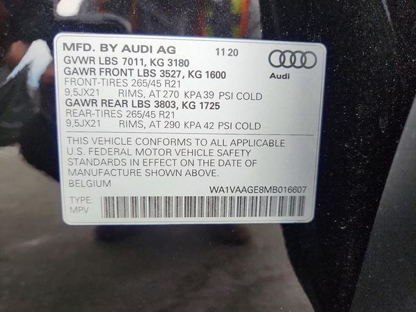 2021 AUDI E-TRON
