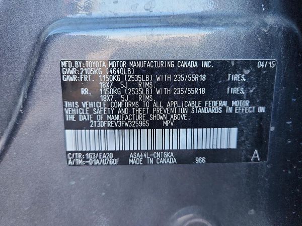 2015 TOYOTA RAV4
