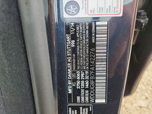 2015 MERCEDES-BENZ S S550