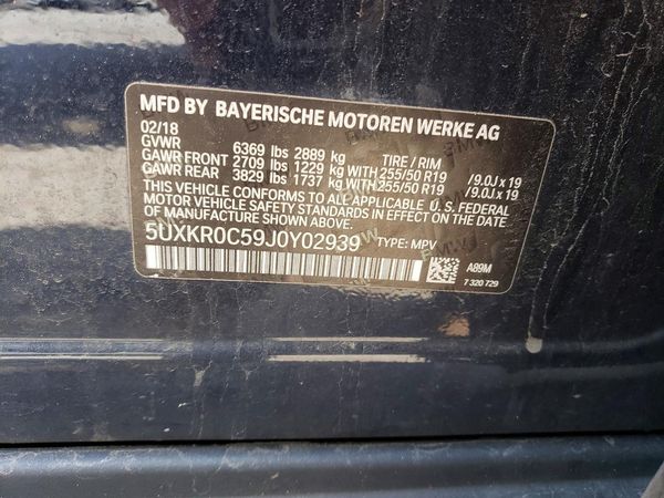 2018 BMW X5