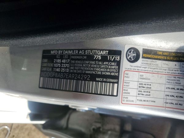 2014 MERCEDES-BENZ C