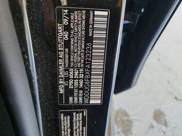 2015 MERCEDES-BENZ S