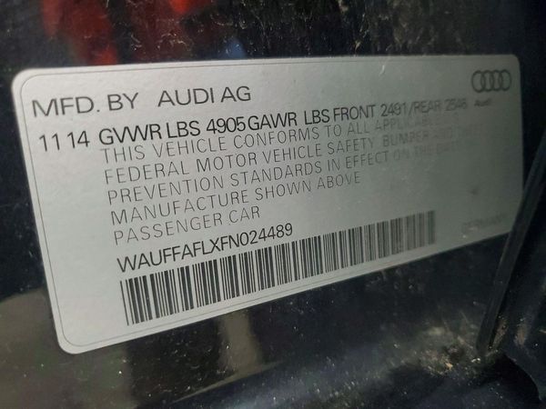 2015 AUDI A4
