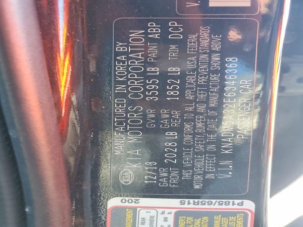 2014 KIA RIO 1.6 AT LX STD/Power