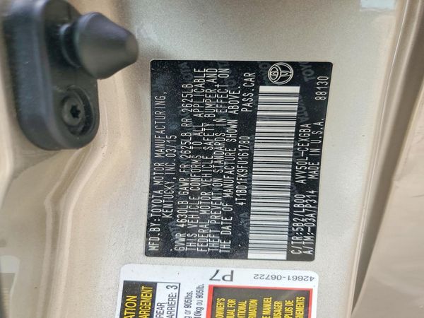 2015 TOYOTA CAMRY SOLA Hybrid