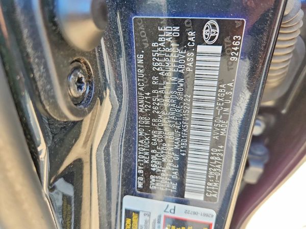 2015 TOYOTA CAMRY Hybrid