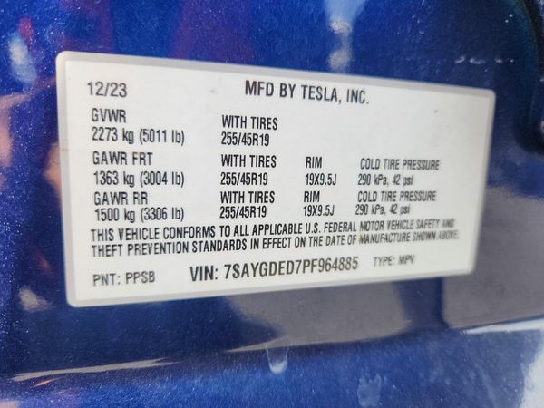 2023 TESLA MODEL Y