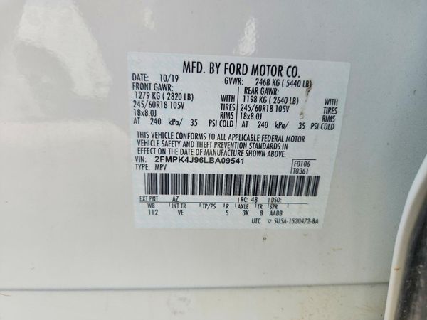 2020 FORD EDGE SEL