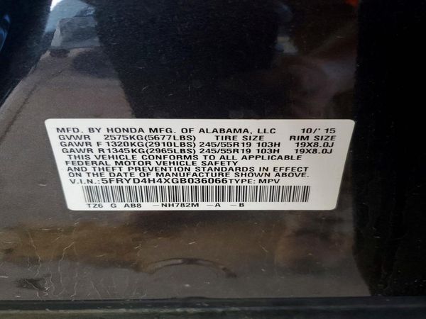 2016 ACURA MDX SH-AWD w/Tech
