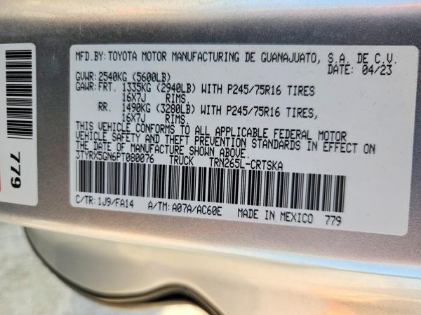 2023 TOYOTA TACOMA SR5