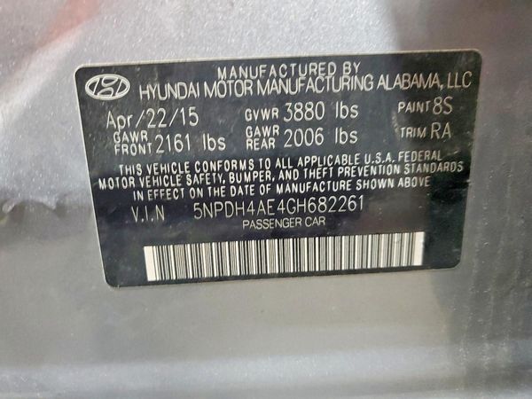 2016 HYUNDAI ELANTRA