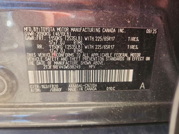 2025 TOYOTA RAV4