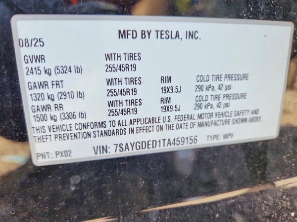 2026 TESLA MODEL Y