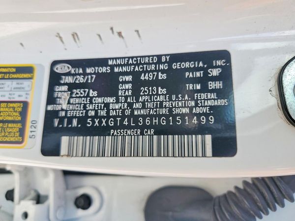 2017 KIA OPTIMA