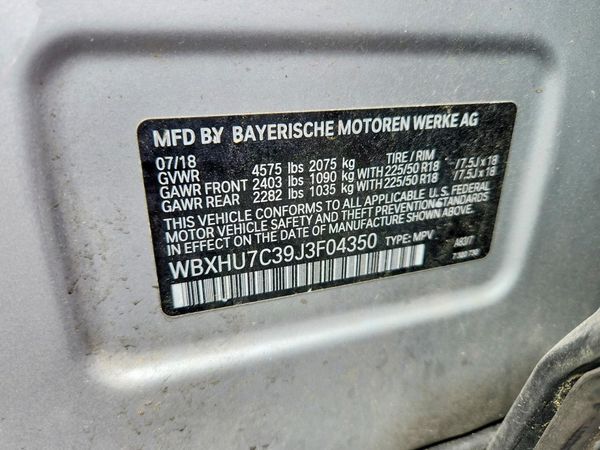 2018 BMW X1 sDrive28i