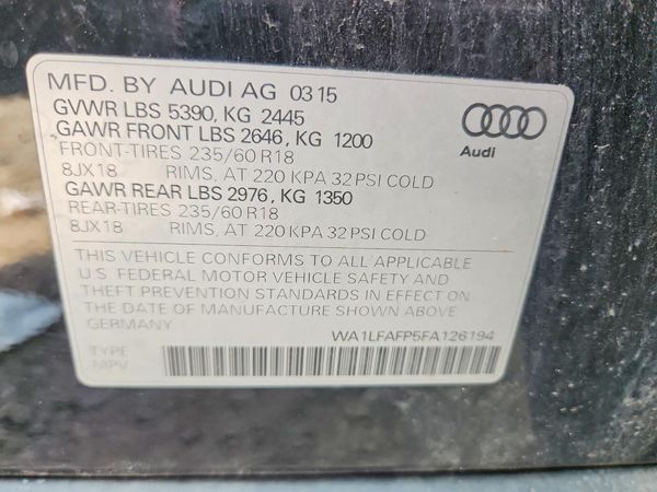2015 AUDI Q5 Premium Plus