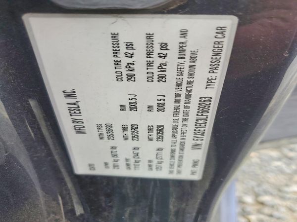 2020 TESLA MODEL 3