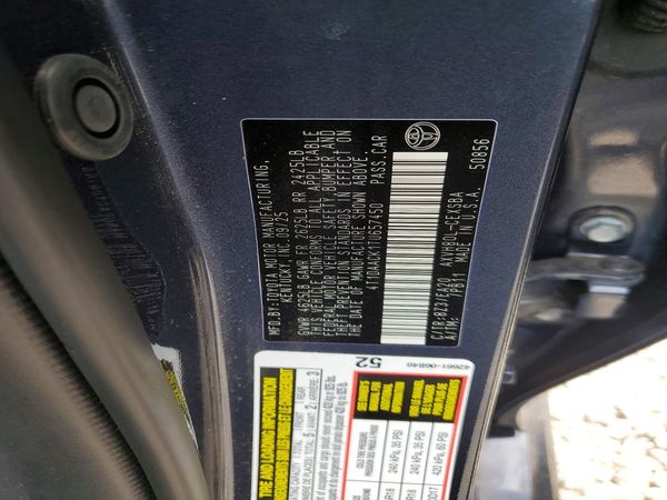2026 TOYOTA CAMRY — VINS