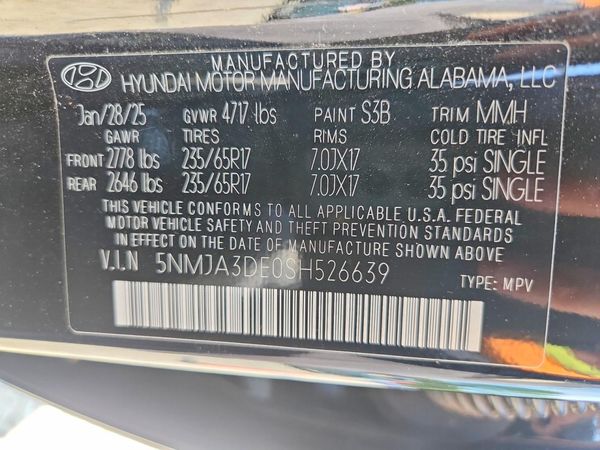 2025 HYUNDAI TUCSON