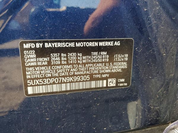 2022 BMW X3