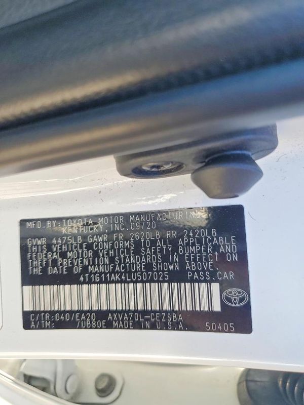 2020 TOYOTA CAMRY