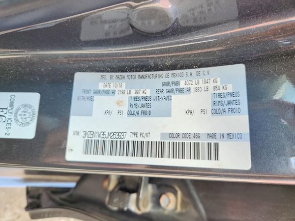 2018 MAZDA 3 Grand Touring