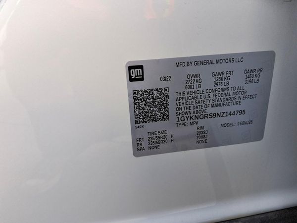 2022 CADILLAC XT5 Sport — VINS