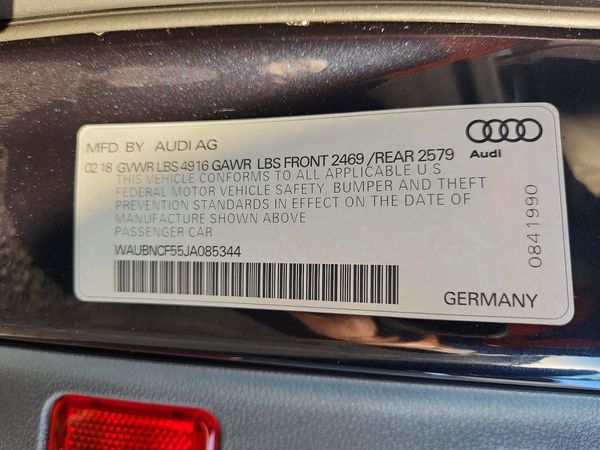 2018 AUDI A5