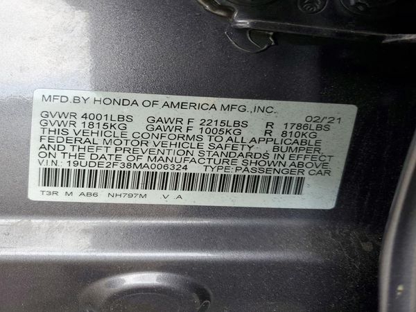 2021 ACURA ILX