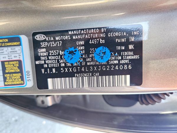 2018 KIA OPTIMA