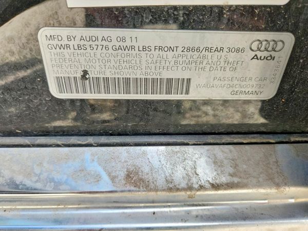 2012 AUDI A8 Base