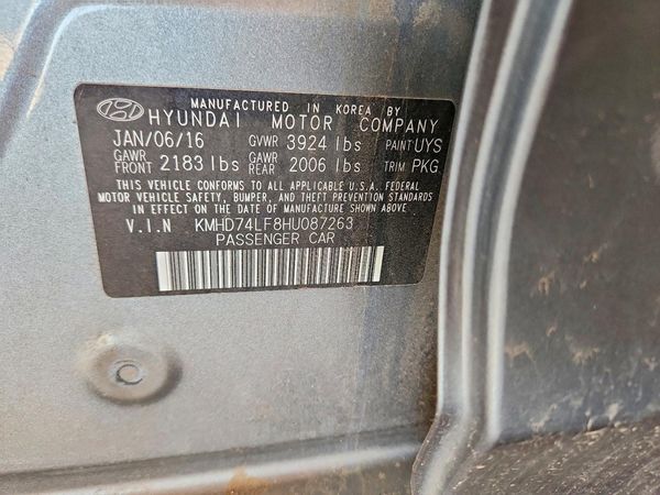 2017 HYUNDAI ELANTRA SE Base