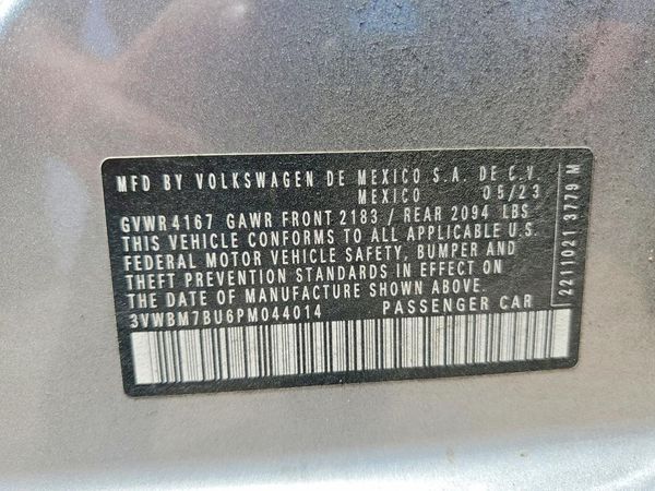 2023 VOLKSWAGEN JETTA Sport