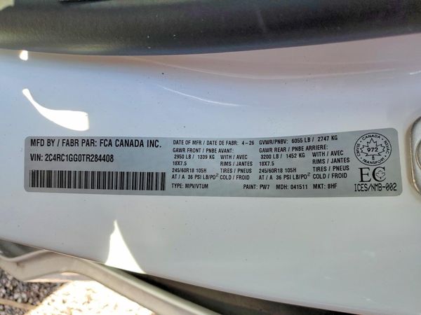 2026 CHRYSLER PACIFICA Limited — VINS