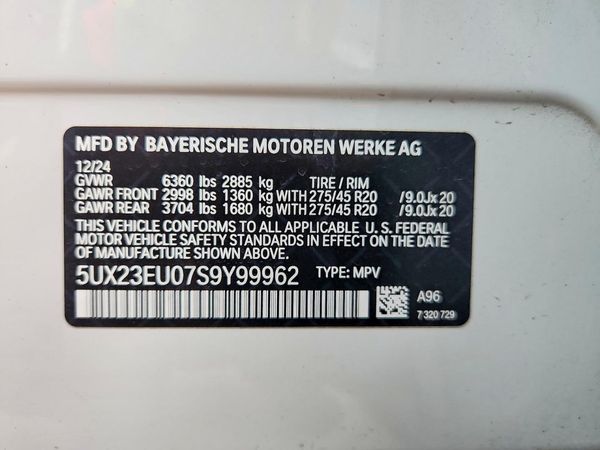 2025 BMW X5 xDrive40i
