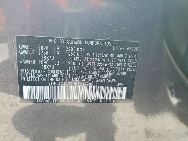 2025 SUBARU OUTBACK