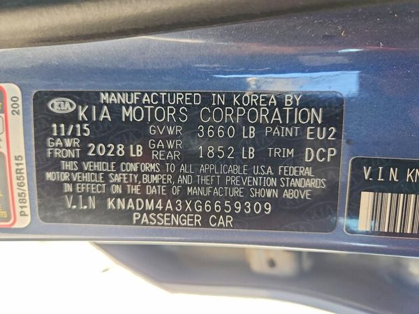 2016 KIA RIO
