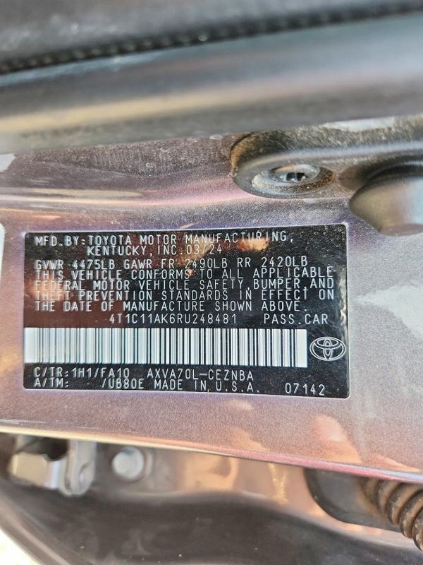 2024 TOYOTA CAMRY