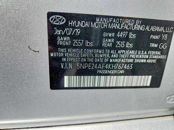 2019 HYUNDAI SONATA Eco Turbo, SE