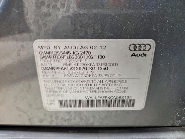 2012 AUDI Q5 Premium Plus