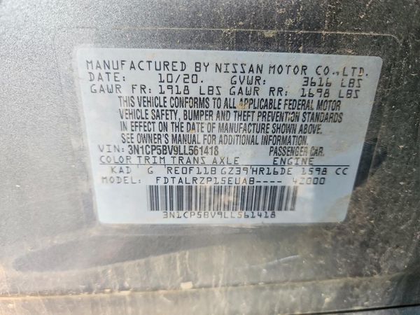 2020 NISSAN KICKS