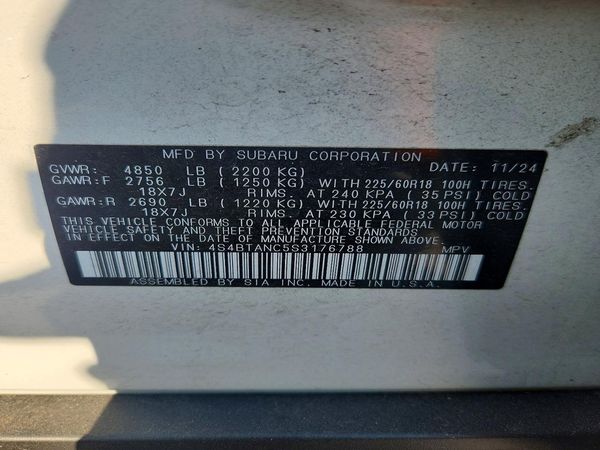 2025 SUBARU OUTBACK