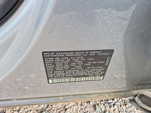 2023 VOLKSWAGEN ATLAS 4Motion SE w/ Tech — VINS