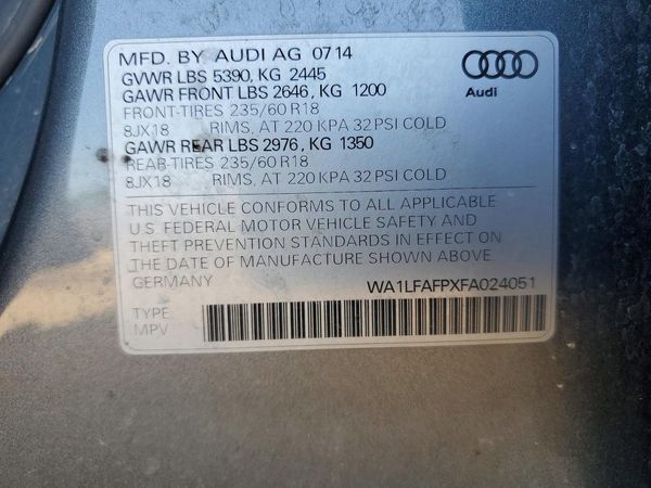 2015 AUDI Q5