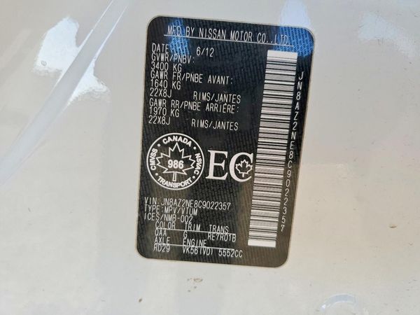 2012 INFINITI QX56