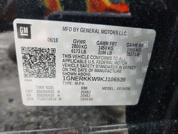 2019 CHEVROLET TRAVERSE Premier