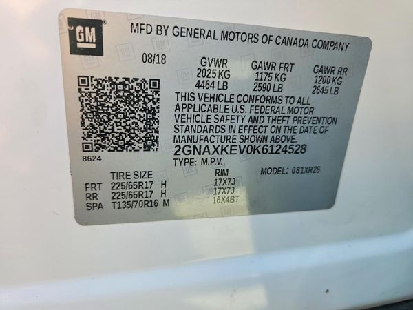 2019 CHEVROLET EQUINOX LT (1LT)