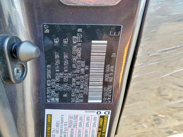 2017 TOYOTA 4RUNNER Ltd/SR5/SR5 Premium