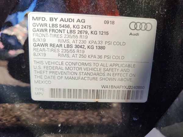 2018 AUDI Q5